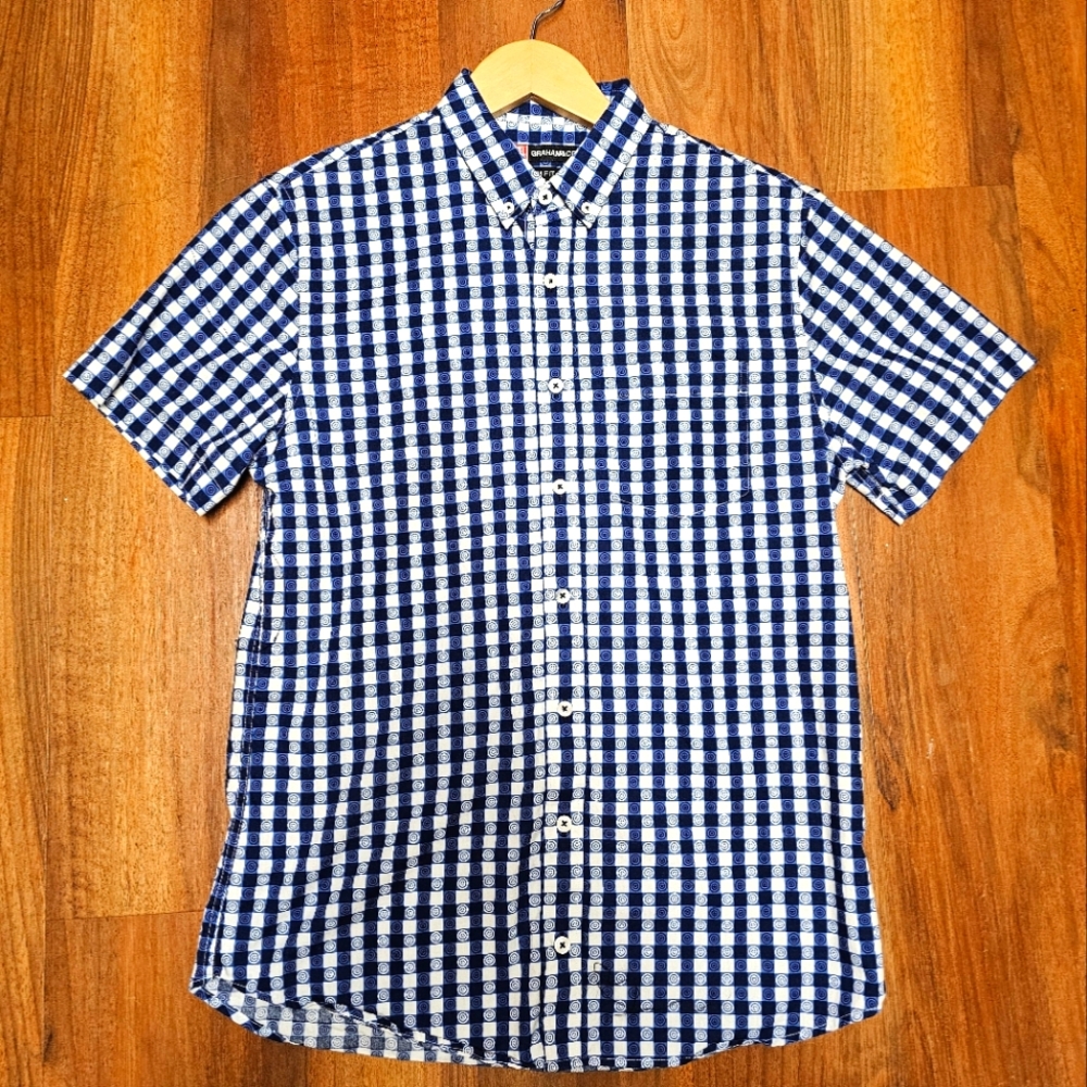 Marvel Captain America Shield Pattern Button Down - image 1